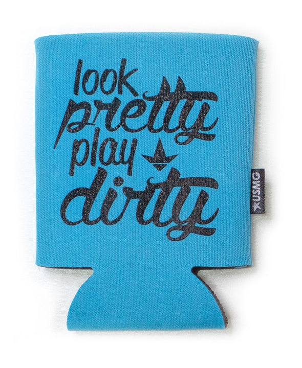 Look Pretty Play DIrty Can Koozie (Multiple Colors) Luckless Outfitters