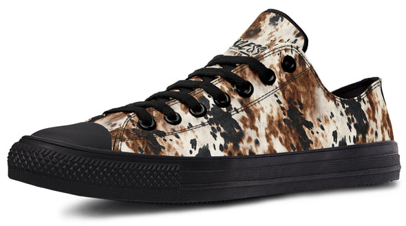 Bleach Cowhide Low Tops