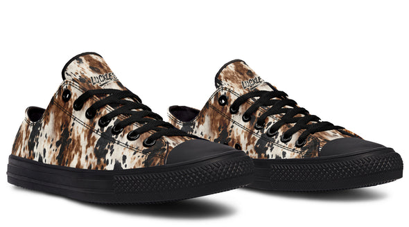 Bleach Cowhide Low Tops