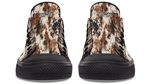 Bleach Cowhide Low Tops