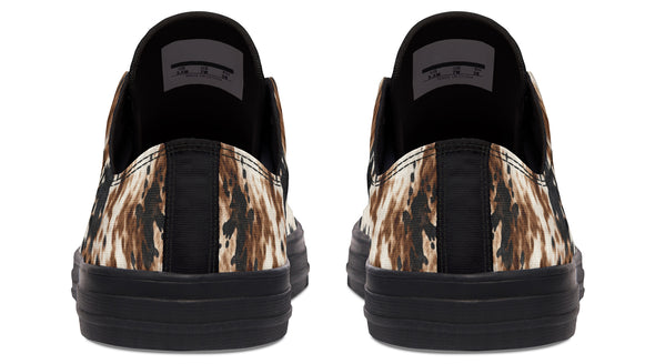 Bleach Cowhide Low Tops