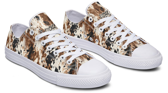 Bleach Cowhide Low Tops