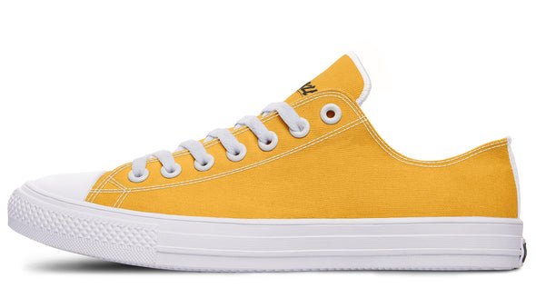 Sunflower And Skulls Yellow Low Tops