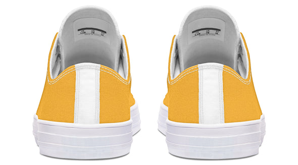 Sunflower And Skulls Yellow Low Tops
