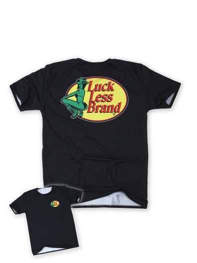 LUCK LESS BRAND | Premium Tee Black