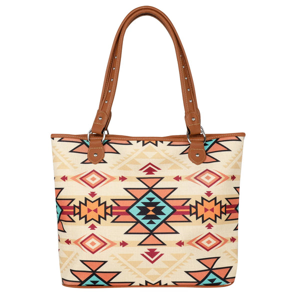 Aztec Canvas Tote Bag
