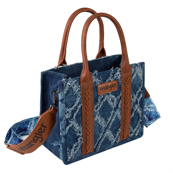 Wrangler Frayed Denim Tote