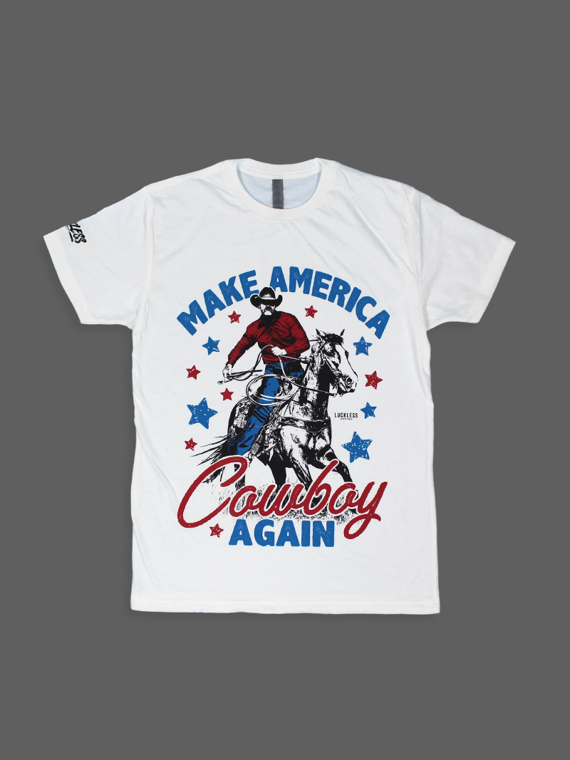 Make America Cowboy Again Tee – Luckless Outfitters