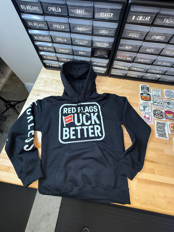 Red Flags F Better Hoodie Luckless Outfitters