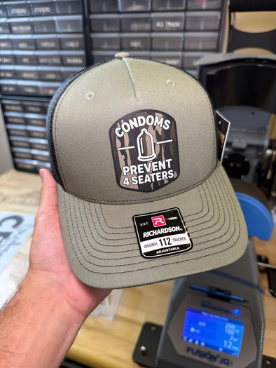 Condoms Prevent 4 Seaters Hat - Luckless Outfitters