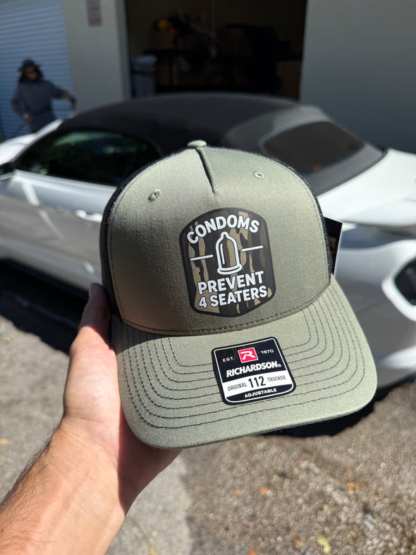 Condoms Prevent 4 Seaters Hat - Luckless Outfitters