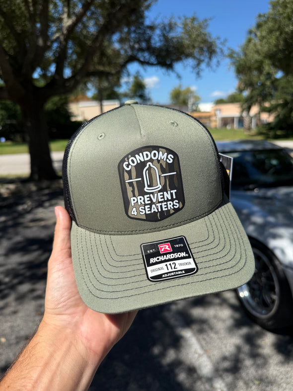 Condoms Prevent 4 Seaters Hat - Luckless Outfitters