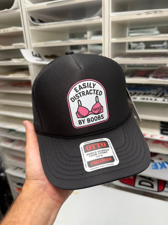Easily Distracted Trucker Hat - Luckless Outfitters