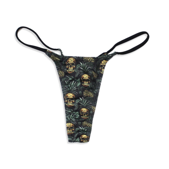 Pineapple Skull Thong