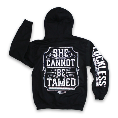 She Cannot Be Tamed Hoodie | Black