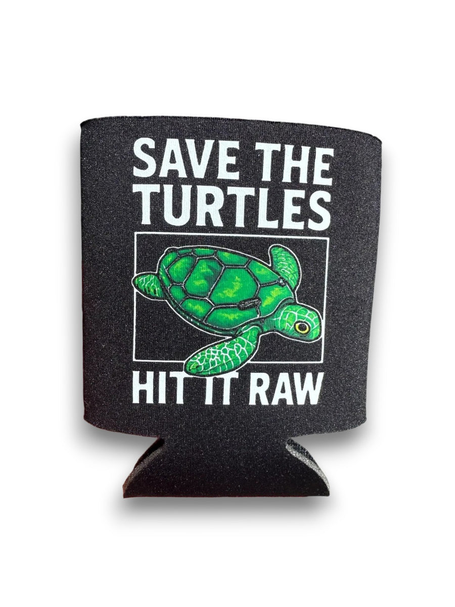 Save the Turtles Koozie – Luckless Outfitters
