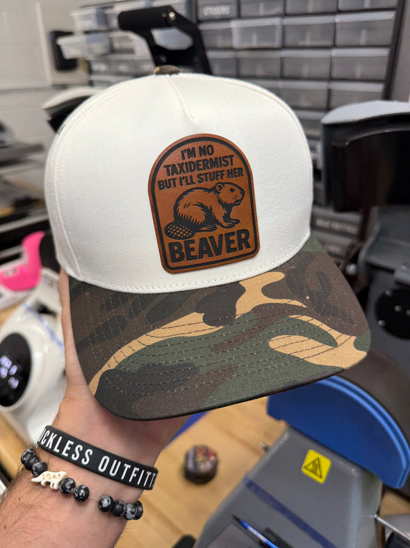 Taxidermist | Camo Leather Patch Snapback – Luckless Outfitters