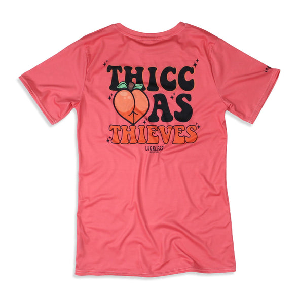 Thicc as Thieves Tee | Salmon
