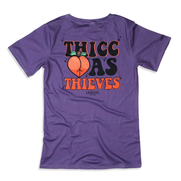 Thicc as Thieves Tee | Plum