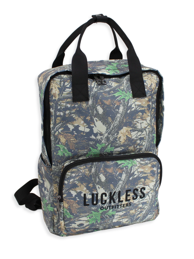Washed Maple Camo Twin Handle Backpack