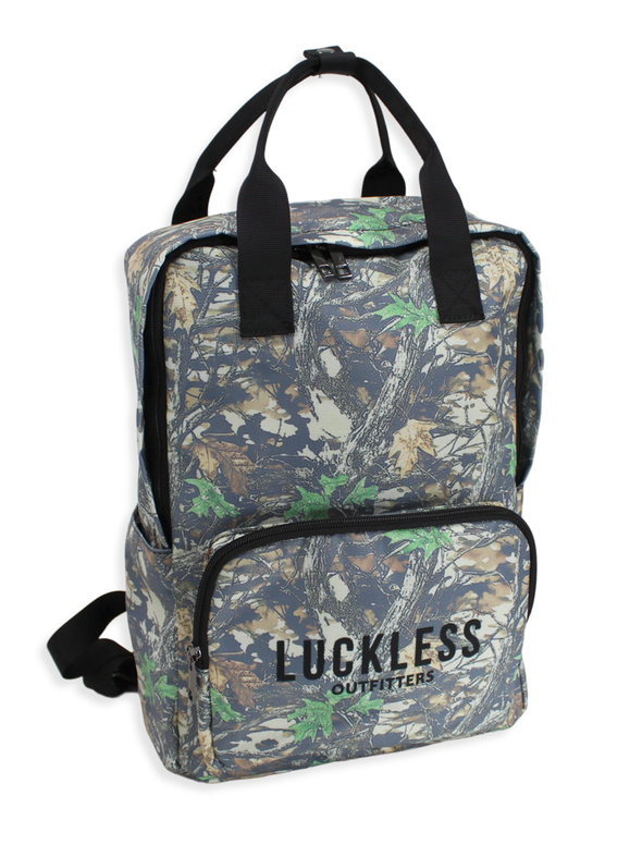 Washed Maple Camo Twin Handle Backpack