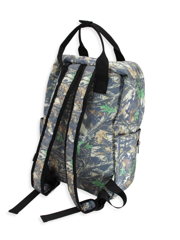Washed Maple Camo Twin Handle Backpack