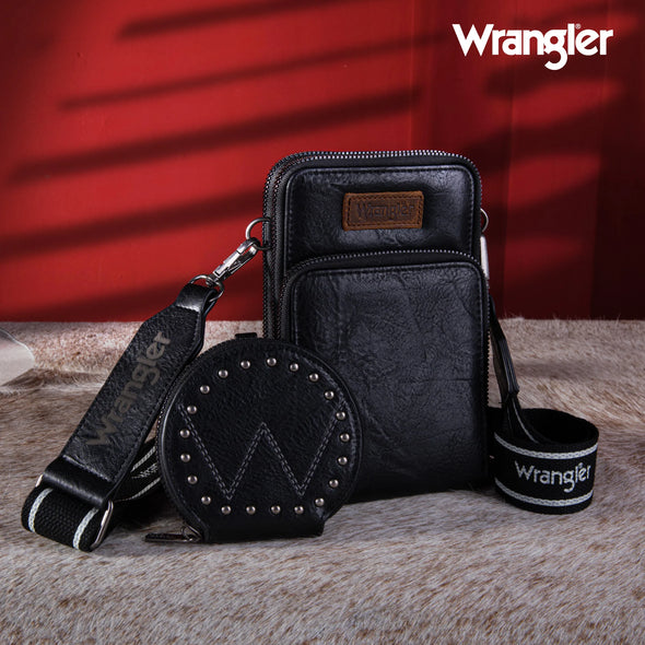 Wrangler Crossbody Cell Phone Purse | Black