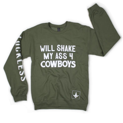 Will Shake my Ass 4 Cowboys | Fleece Sweatshirt