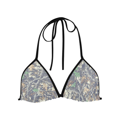 Faded Camo Triangle Bikini Top - Luckless Outfitters