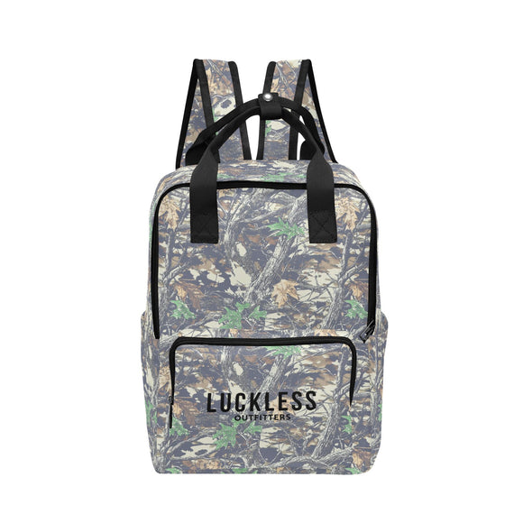Washed Maple Camo Twin Handle Backpack