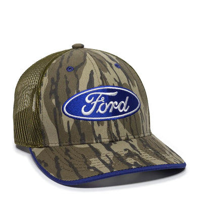 Classic Camo Blue Ford Logo Hat