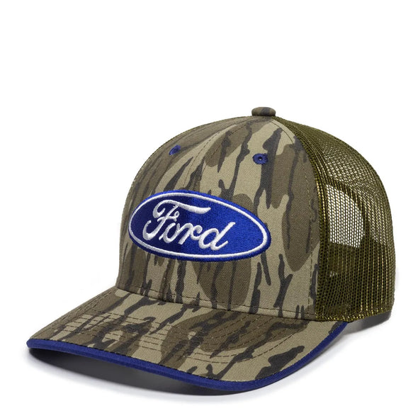 Classic Camo Blue Ford Logo Hat