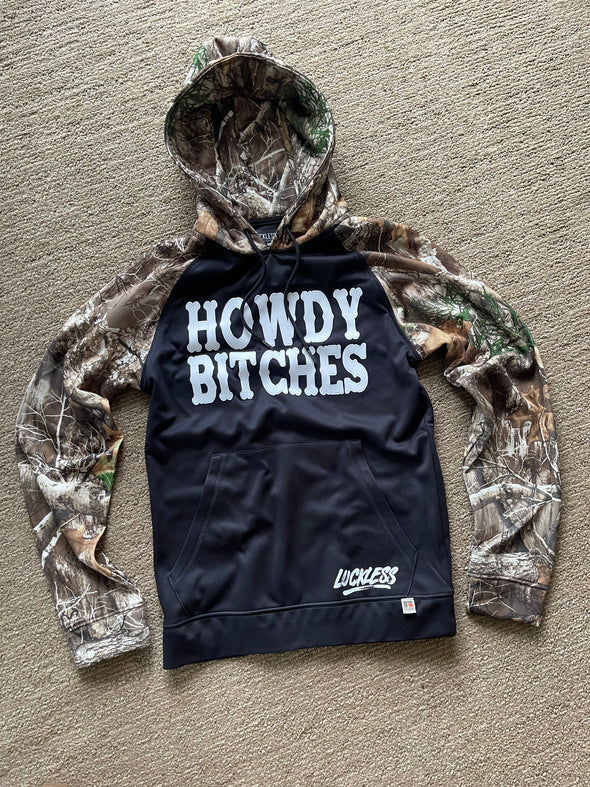 Howdy B*tches Realtree Blocked Hoodie