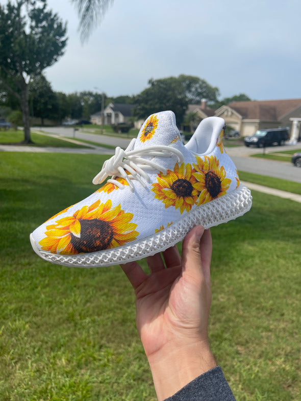 Sunflower Mid-Top Sneakers | White