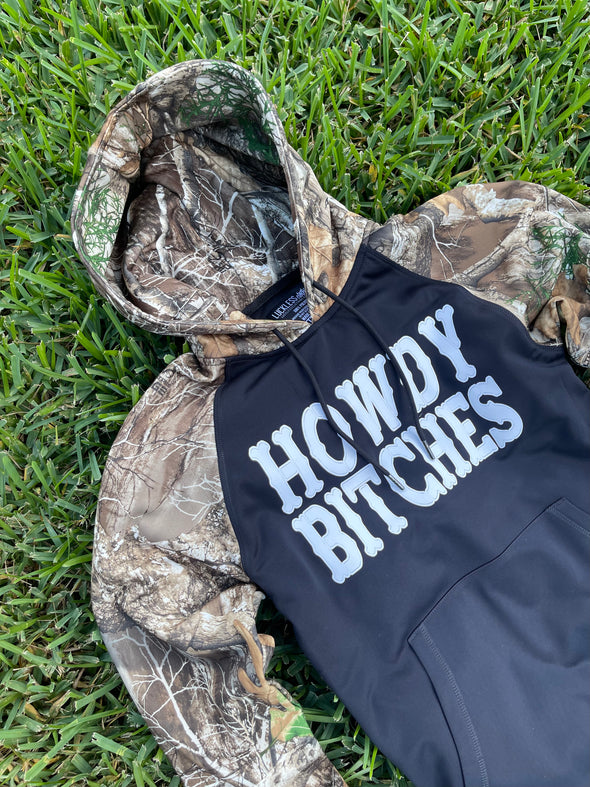 Howdy B*tches Realtree Blocked Hoodie