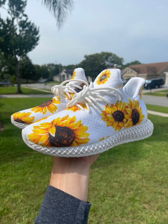 Sunflower Mid-Top Sneakers | White