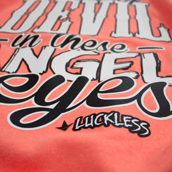 Lil Bit of Devil Hoodie | Coral