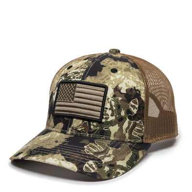 Veil Camo Flag Patch Hat