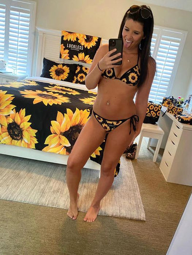 Sunflower Triangle Bikini