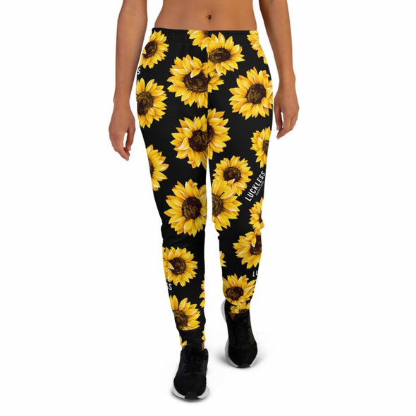 Sunflower Joggers - Luckless Outfitters - Country - Apparel - Music - Clothing - Redneck - Girl - Women - www.lucklessclothing.com - Matt - Ford Parody - Concert - She Wants the D - Lets Get Dirty - Mud Run - Mudding - 