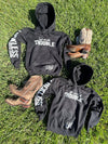 In And Out Of Trouble Best Friend Hoodies Set Of 2 - Luckless Outfitters