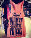 Real Women Tank (Multiple Colors) - Luckless Outfitters - Country - Apparel - Music - Clothing - Redneck - Girl - Women - www.lucklessclothing.com - Matt - Ford Parody - Concert - She Wants the D - Lets Get Dirty - Mud Run - Mudding - 