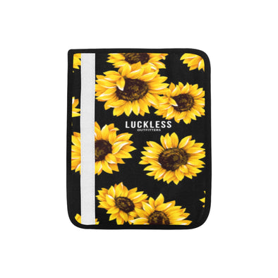 Sunflower Seat Belt Cover Car Seat Belt Cover 7" x 10" - Luckless Outfitters - Country - Apparel - Music - Clothing - Redneck - Girl - Women - www.lucklessclothing.com - Matt - Ford Parody - Concert - She Wants the D - Lets Get Dirty - Mud Run - Mudding - 