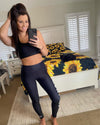 Luckless Monochrome Sports Bra - Luckless Outfitters