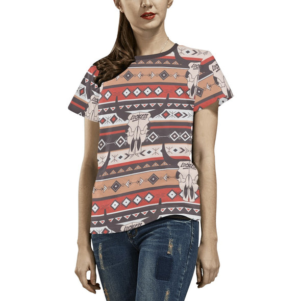 Women's Inked Tee - Longhorn