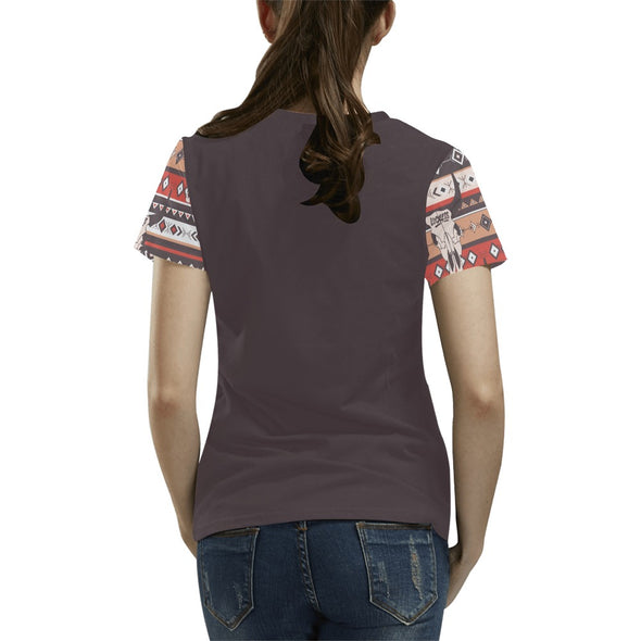 Women's Inked Tee - Lonhorn + After Dark