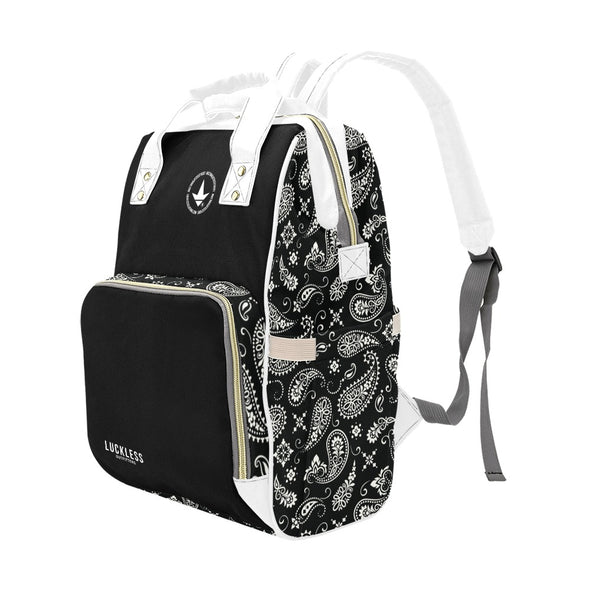 Paisley Baby Bag | Monochrome