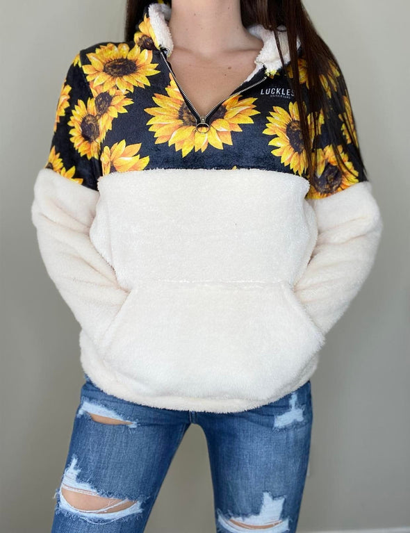 FALL FESTIVAL FLEECE SUNFLOWER (+ Plus Sizes)