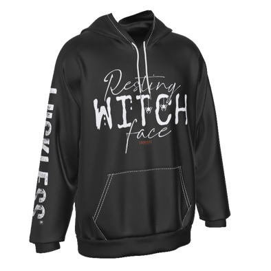 Resting Witch Face Hoodie ( Seasonal ) - Luckless Outfitters