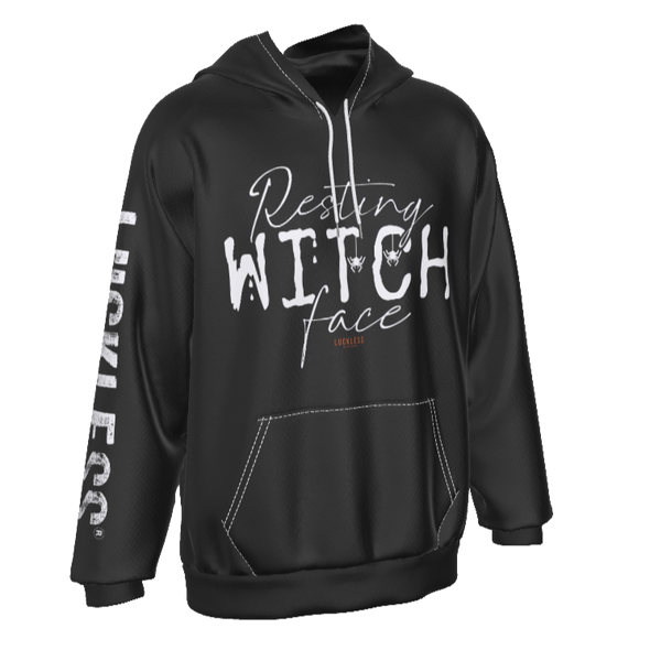 Resting Witch Face Hoodie ( Seasonal ) - Luckless Outfitters